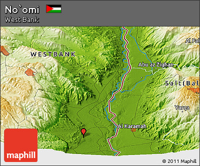 Physical Panoramic Map of No`omi