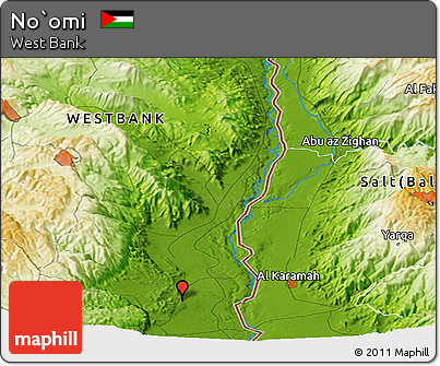 Physical Panoramic Map of No`omi