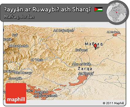 Satellite Panoramic Map of Ḩayyān Ar Ruwaybiḑ Ash Sharqī