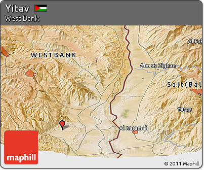 Satellite Panoramic Map of Yitav