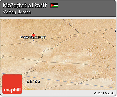 Satellite Panoramic Map of Maḩaţţat Al Ḩafīf