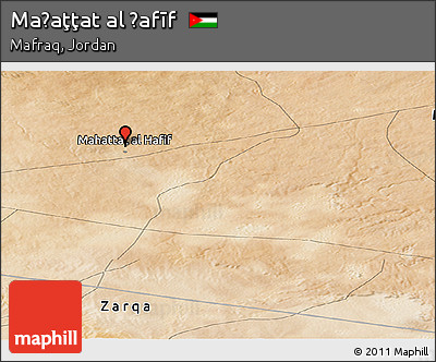 Satellite Panoramic Map of Maḩaţţat Al Ḩafīf