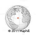 Outline Map of the Area around 32° 8' 5" N, 37° 19' 30" W, rectangular outline