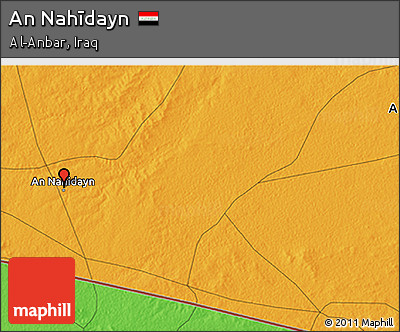 Political 3D Map of An Nahīdayn