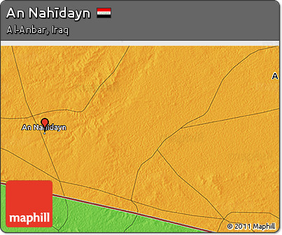 Political 3D Map of An Nahīdayn