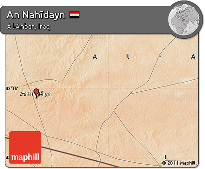 Satellite Map of An Nahīdayn
