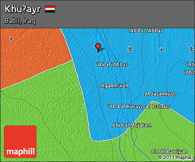 Political Map of Khuḑayr