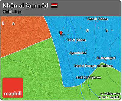 Political Map of Khān Al Ḩammād