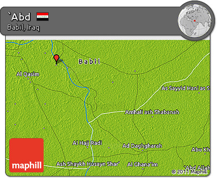 Physical 3D Map of `Abd