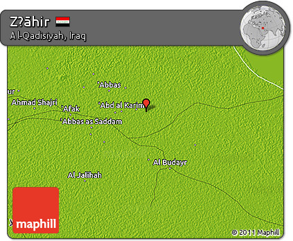 Physical 3D Map of Z̧āhir