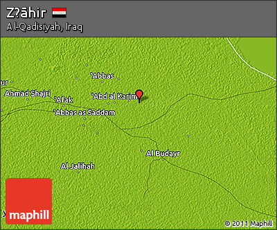 Physical 3D Map of Z̧āhir