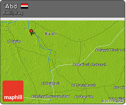 Physical 3D Map of `Abd