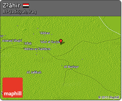 Physical 3D Map of Z̧āhir