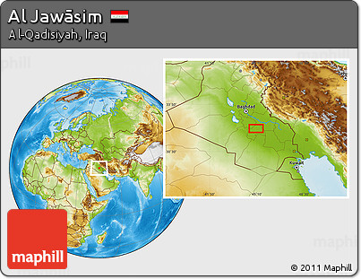 Physical Location Map of Al Jawāsim