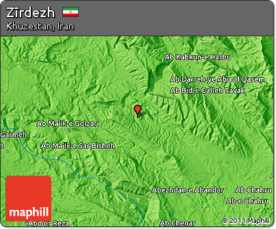 Political Map of Zīrdezh