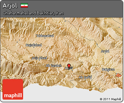 Satellite 3D Map of Arjol