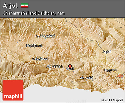 Satellite 3D Map of Arjol