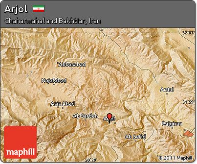 Satellite Map of Arjol