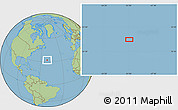 Savanna Style Location Map of the area around 32° 8' 5" N, 50° 55' 29" W