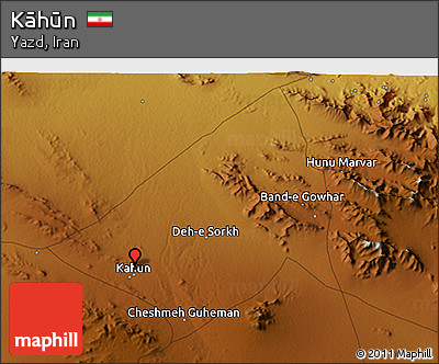 Physical 3D Map of Kāhūn