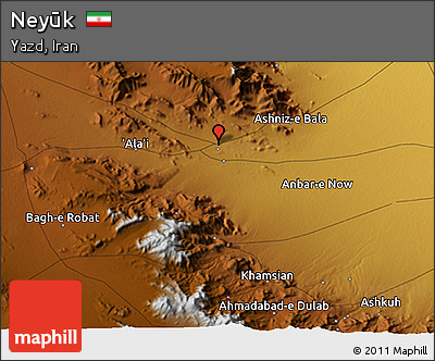 Physical 3D Map of Neyūk