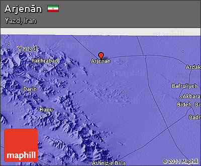 Political 3D Map of Arjenān
