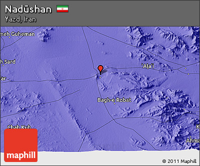Political 3D Map of Nadūshan