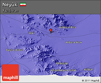 Political 3D Map of Neyūk