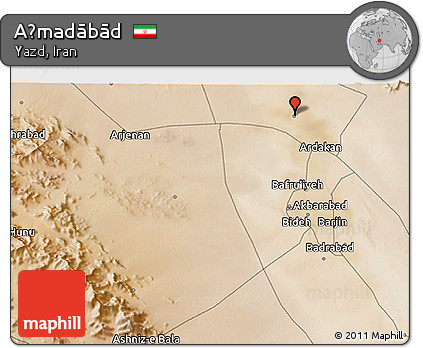 Satellite 3D Map of Aḩmadābād