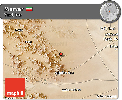 Satellite 3D Map of Marvar