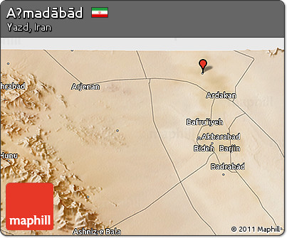 Satellite 3D Map of Aḩmadābād