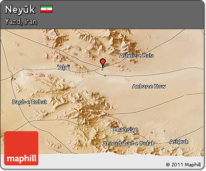 Satellite 3D Map of Neyūk