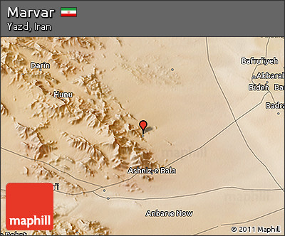 Satellite 3D Map of Marvar