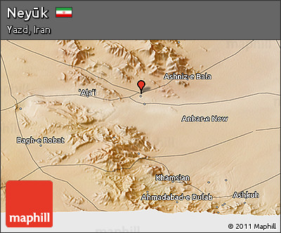 Satellite 3D Map of Neyūk