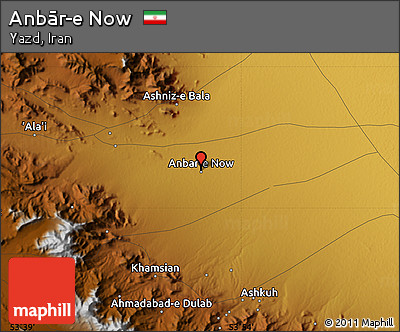 Physical Map of Anbār-e Now