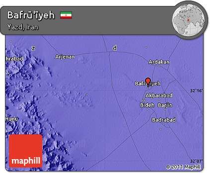 Political Map of Bafrū'īyeh