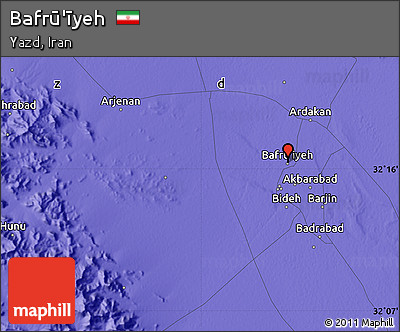 Political Map of Bafrū'īyeh