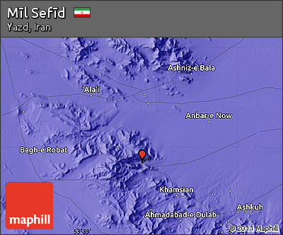Political Map of Mīl Sefīd