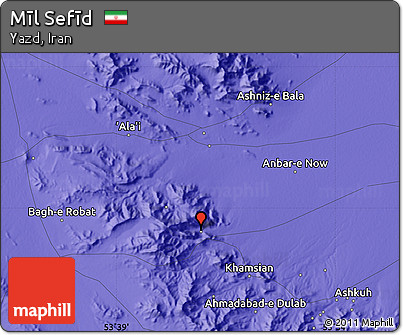 Political Map of Mīl Sefīd