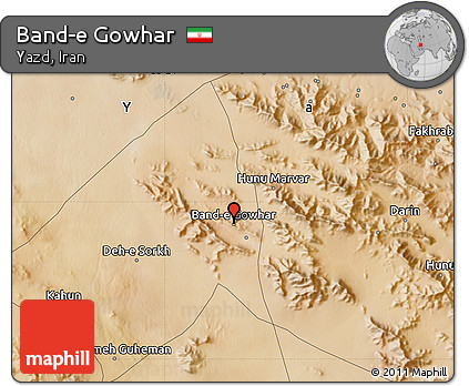 Satellite Map of Band-e Gowhar