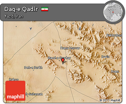Satellite Map of Daq-e Qadīr