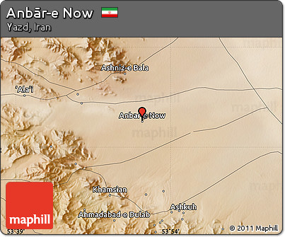 Satellite Map of Anbār-e Now