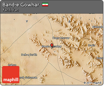 Satellite Map of Band-e Gowhar