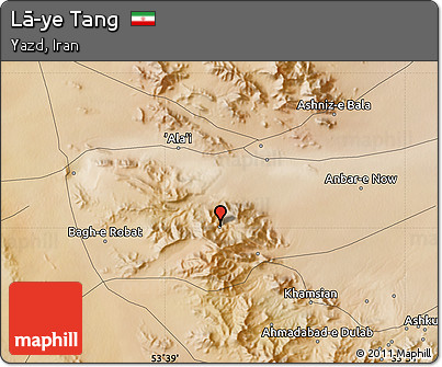 Satellite Map of Lā-ye Tang