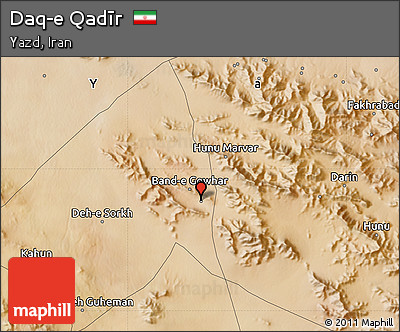 Satellite Map of Daq-e Qadīr