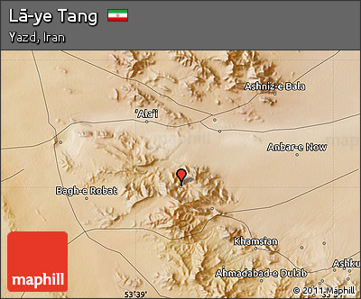 Satellite Map of Lā-ye Tang