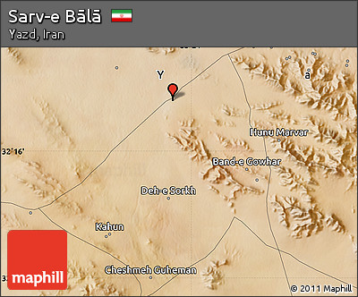 Satellite Map of Sarv-e Bālā