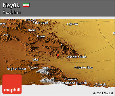 Physical Panoramic Map of Neyūk