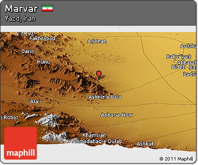 Physical Panoramic Map of Marvar
