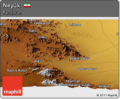 Physical Panoramic Map of Neyūk